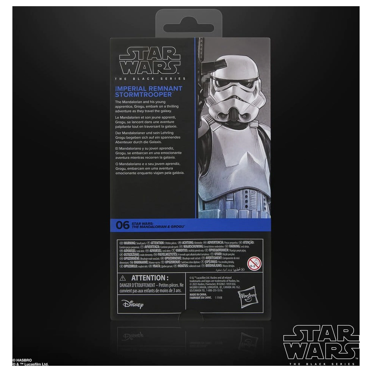 Star Wars: The Mandalorian & Grogu Black Series akcijska figura Imperial Remnant Stormtrooper 15 cm fotografija izdelka