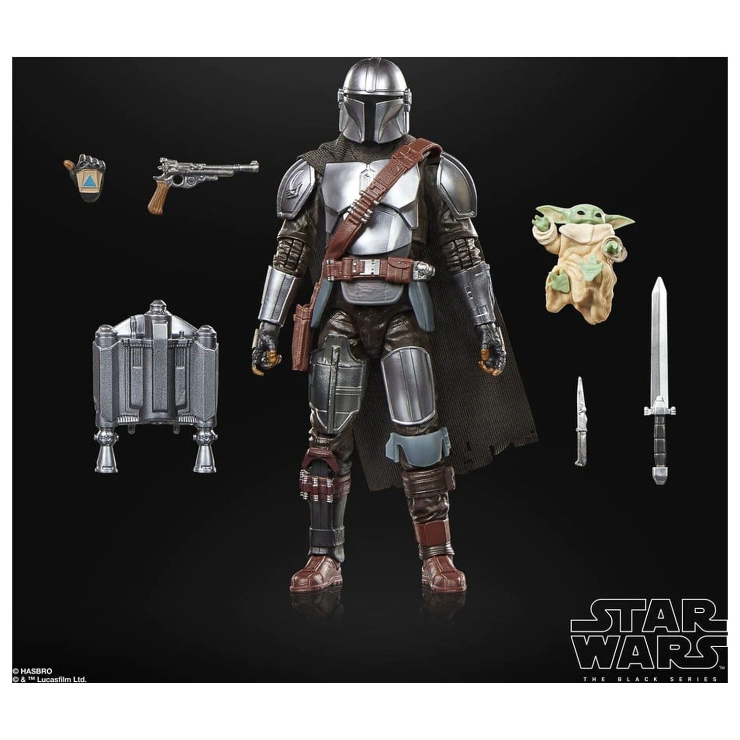 Star Wars: The Mandalorian & Grogu Black Series akcijska figura The Mandalorian & Grogu 15 cm [POŠKODOVANA EMBALAŽA] fotografija izdelka
