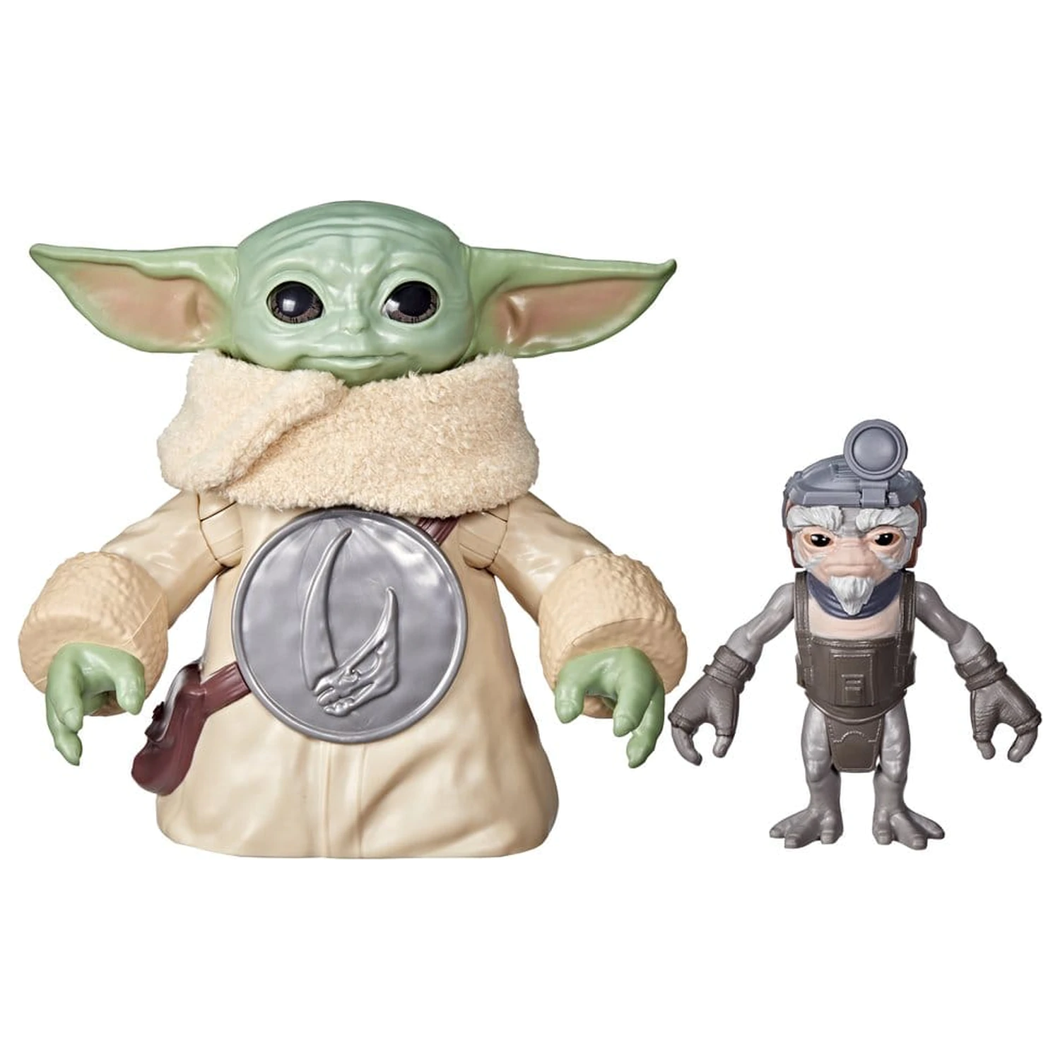 Star Wars: The Mandalorian & Grogu Elektronska akcijska figura Huggin' Grogu & Anzellan 17 cm fotografija izdelka