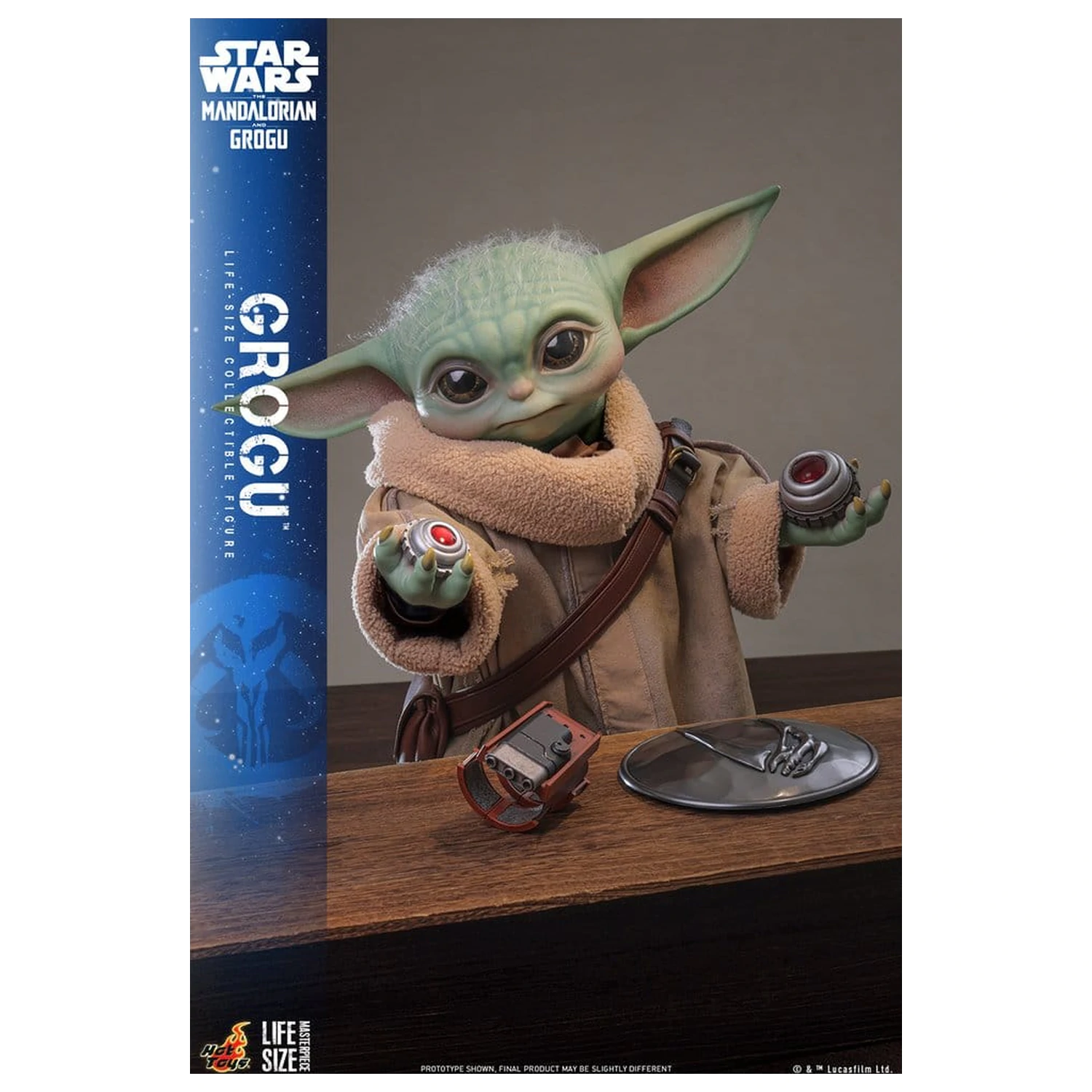 Star Wars: The Mandalorian & Grogu Figura v naravni velikosti Grogu 38 cm fotografija izdelka