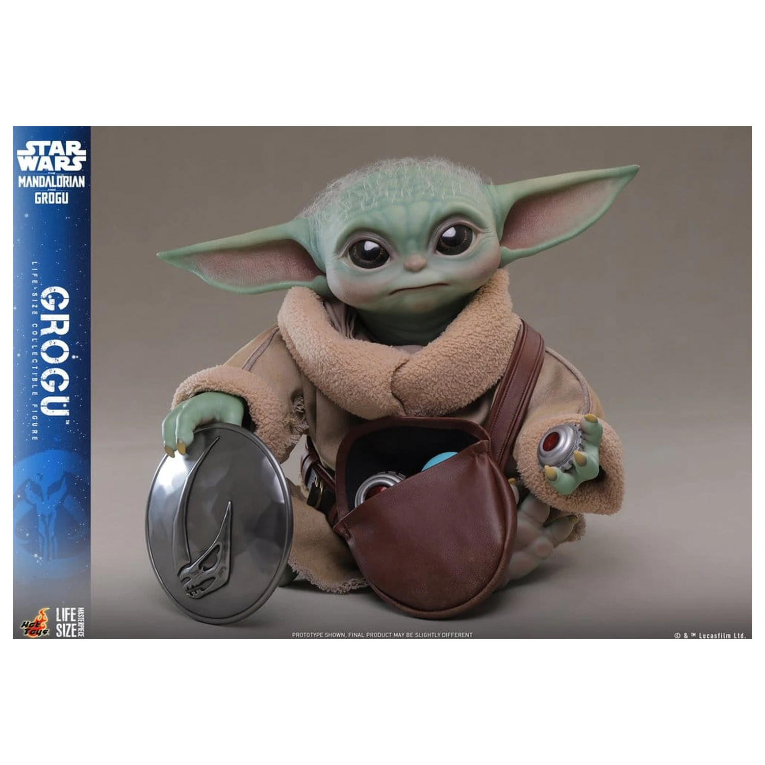 Star Wars: The Mandalorian & Grogu Figura v naravni velikosti Grogu 38 cm fotografija izdelka