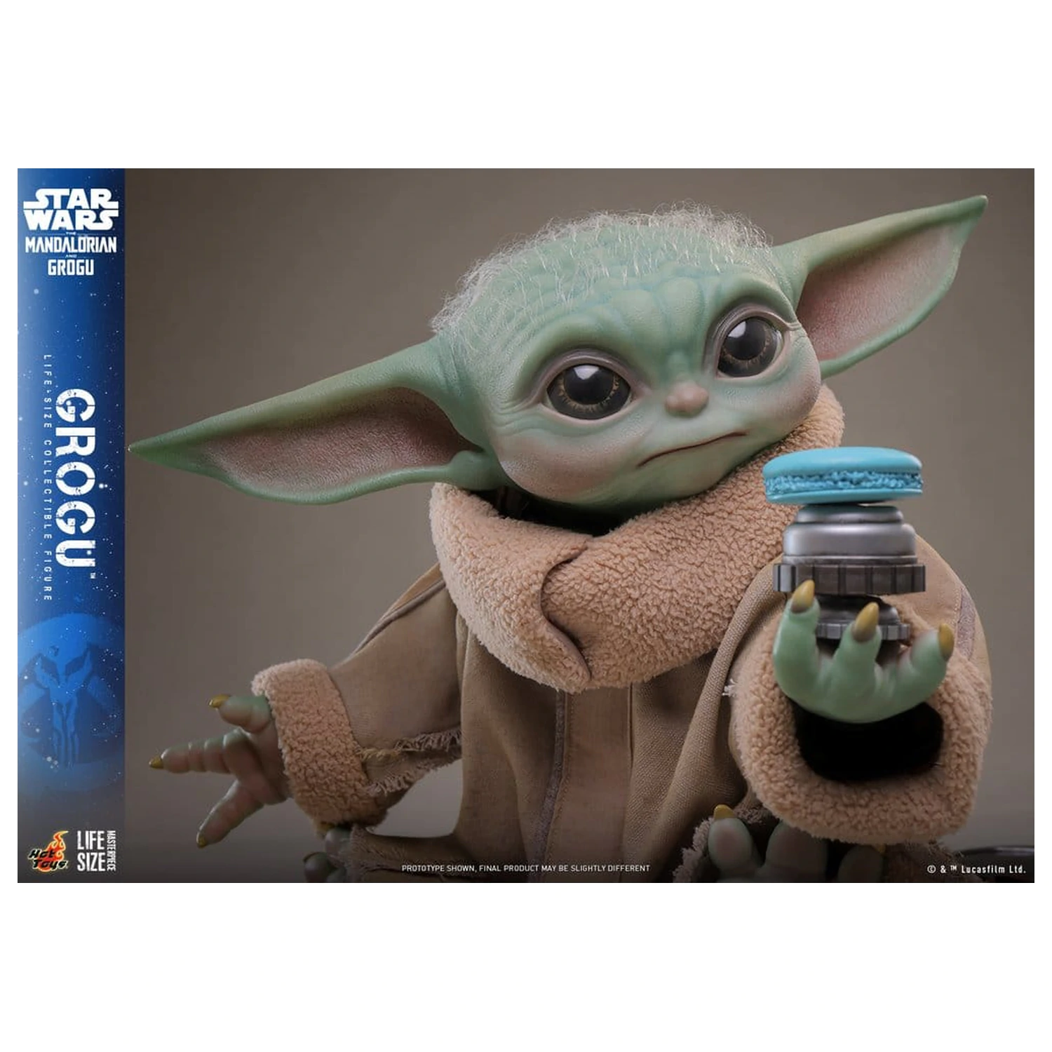 Star Wars: The Mandalorian & Grogu Figura v naravni velikosti Grogu 38 cm fotografija izdelka