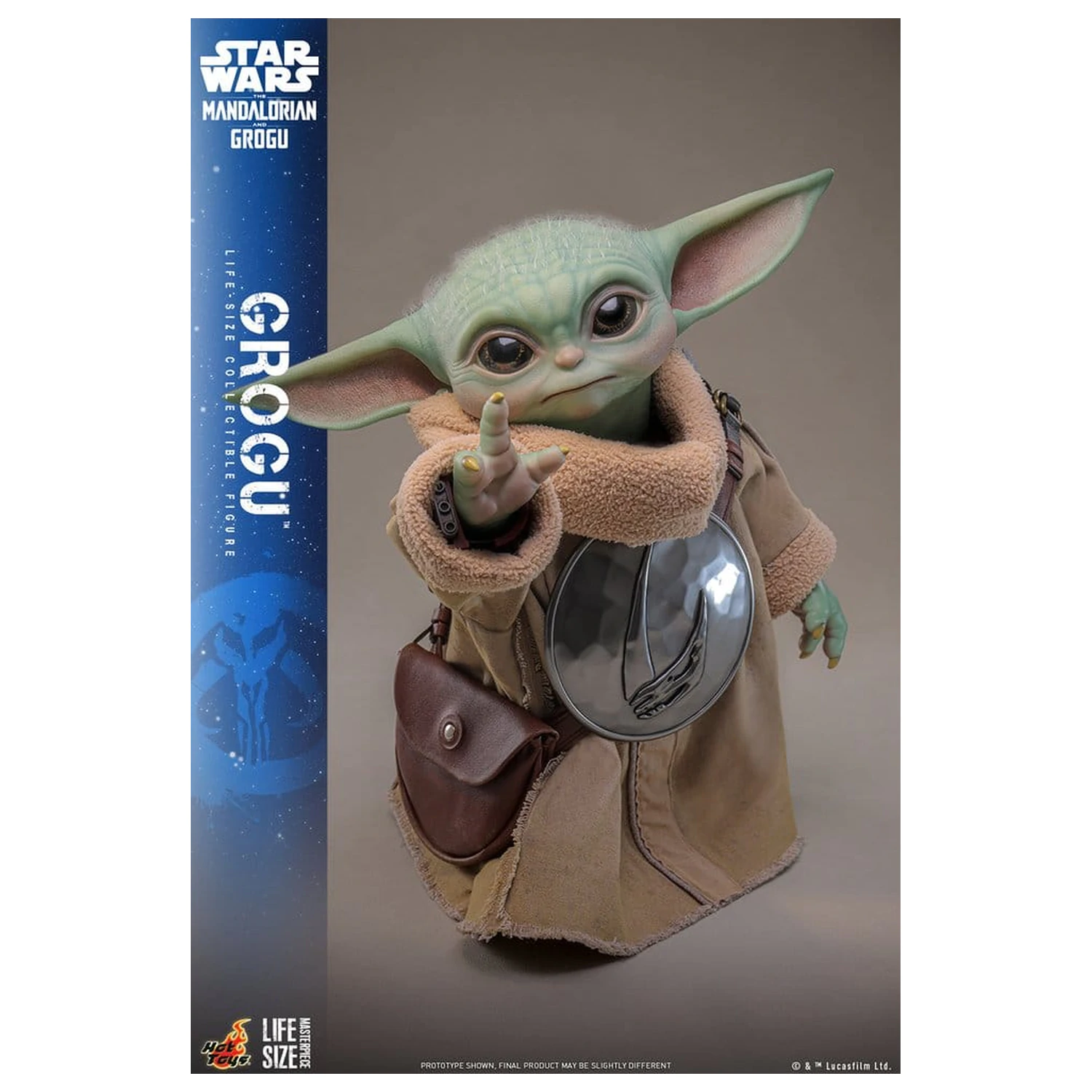 Star Wars: The Mandalorian & Grogu Figura v naravni velikosti Grogu 38 cm fotografija izdelka
