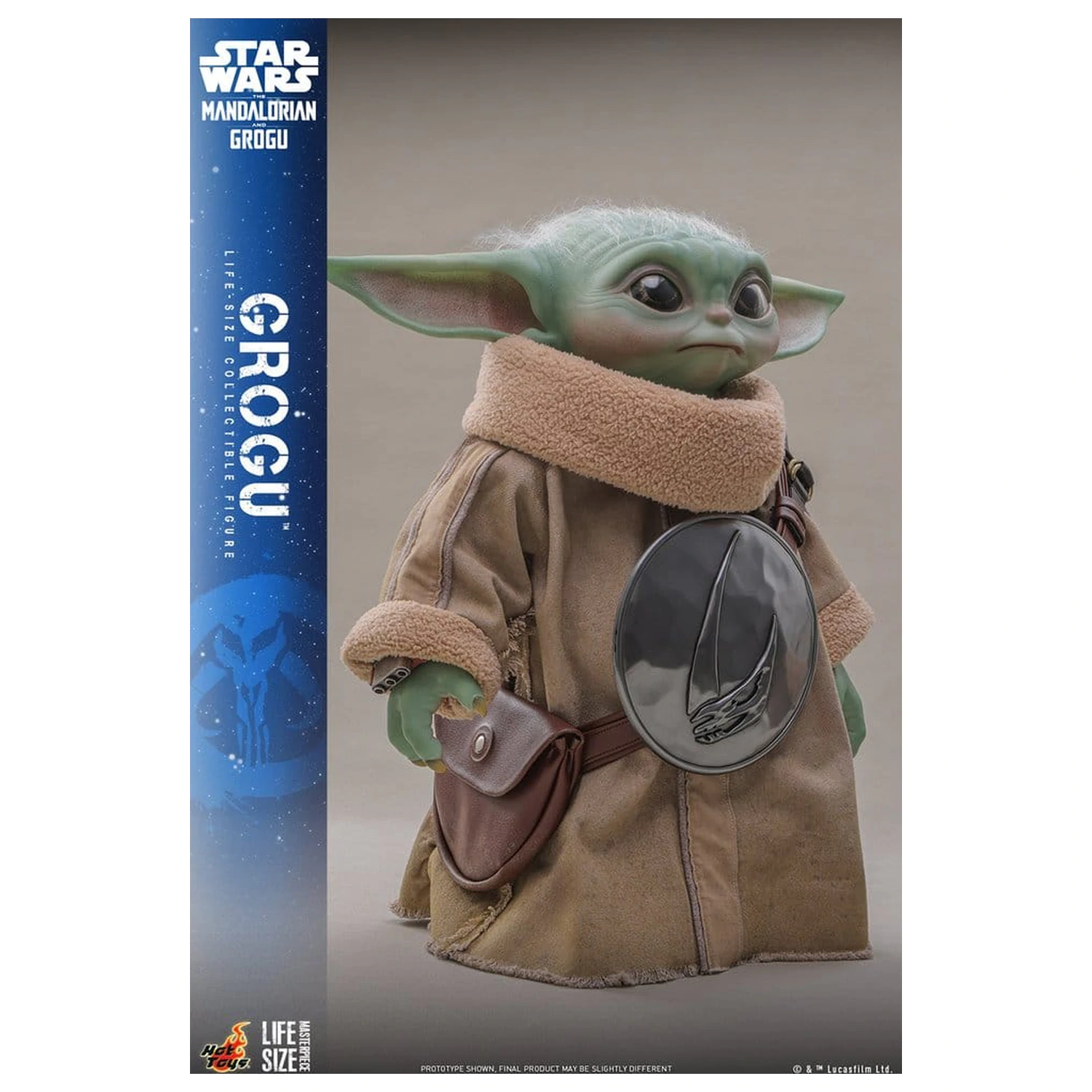 Star Wars: The Mandalorian & Grogu Figura v naravni velikosti Grogu 38 cm fotografija izdelka