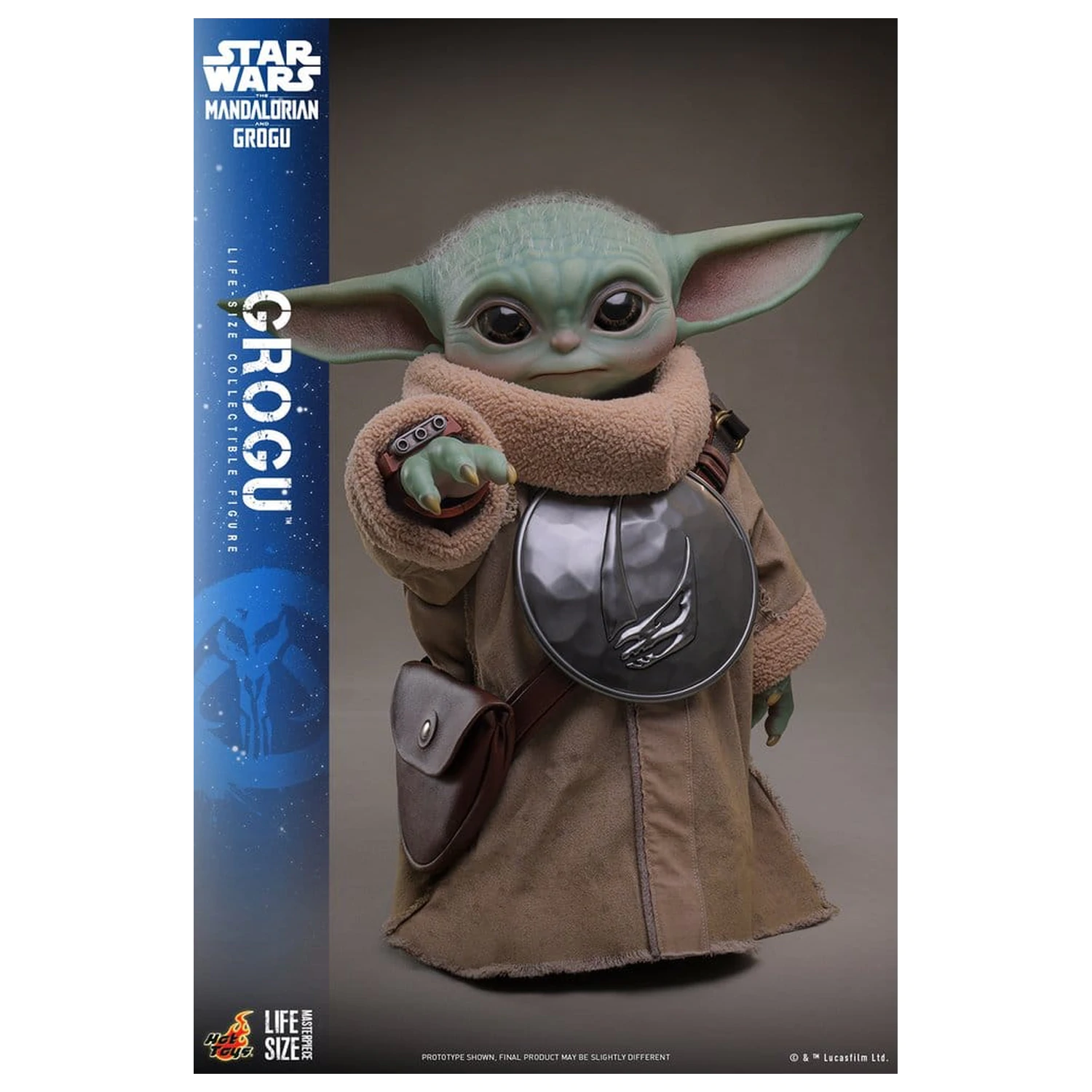 Star Wars: The Mandalorian & Grogu Figura v naravni velikosti Grogu 38 cm fotografija izdelka