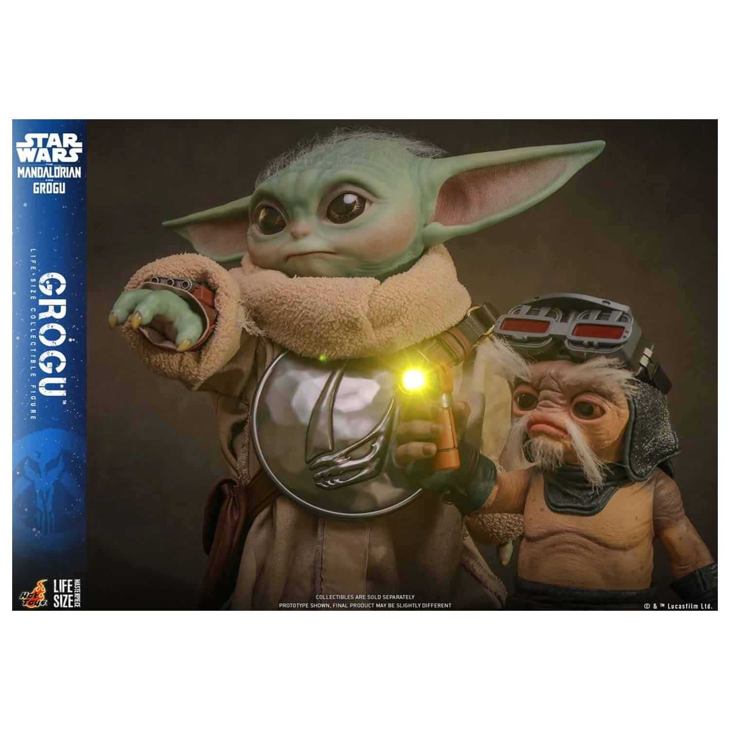 Star Wars: The Mandalorian & Grogu Figura v naravni velikosti Grogu 38 cm fotografija izdelka