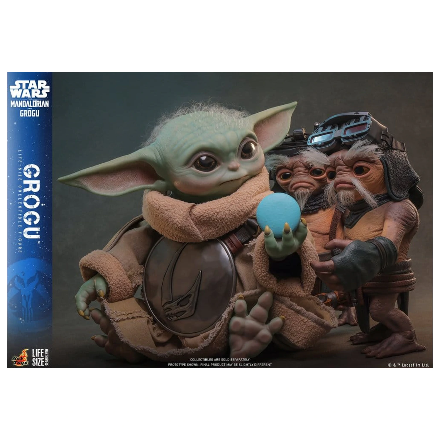 Star Wars: The Mandalorian & Grogu Figura v naravni velikosti Grogu 38 cm fotografija izdelka
