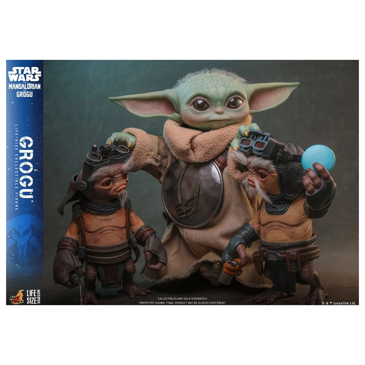Star Wars: The Mandalorian & Grogu Figura v naravni velikosti Grogu 38 cm fotografija izdelka