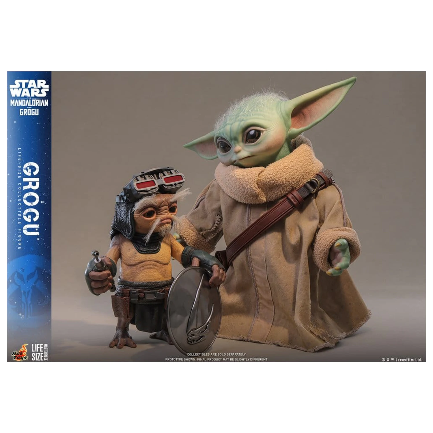 Star Wars: The Mandalorian & Grogu Figura v naravni velikosti Grogu 38 cm fotografija izdelka