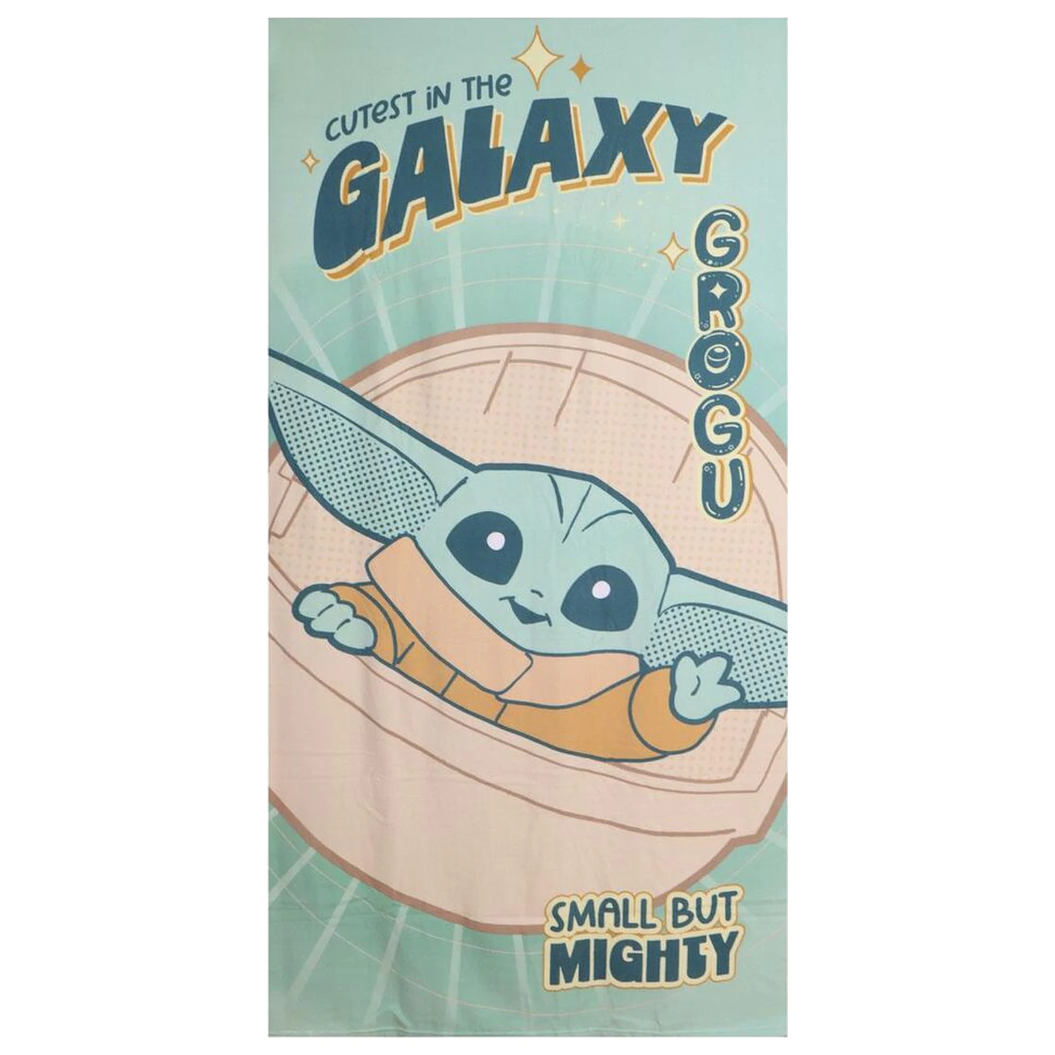 Star Wars The Mandalorian Grogu brisača za plažo iz mikrovlaken fotografija izdelka