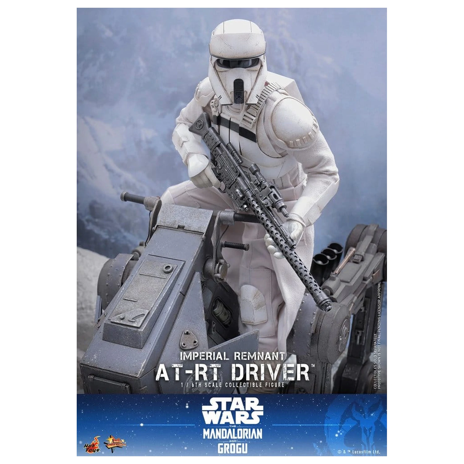 Star Wars: The Mandalorian & Grogu Movie Masterpiece akcijska figura 1/6 Imperial Remnant AT-RT Driver 30 cm fotografija izdelka