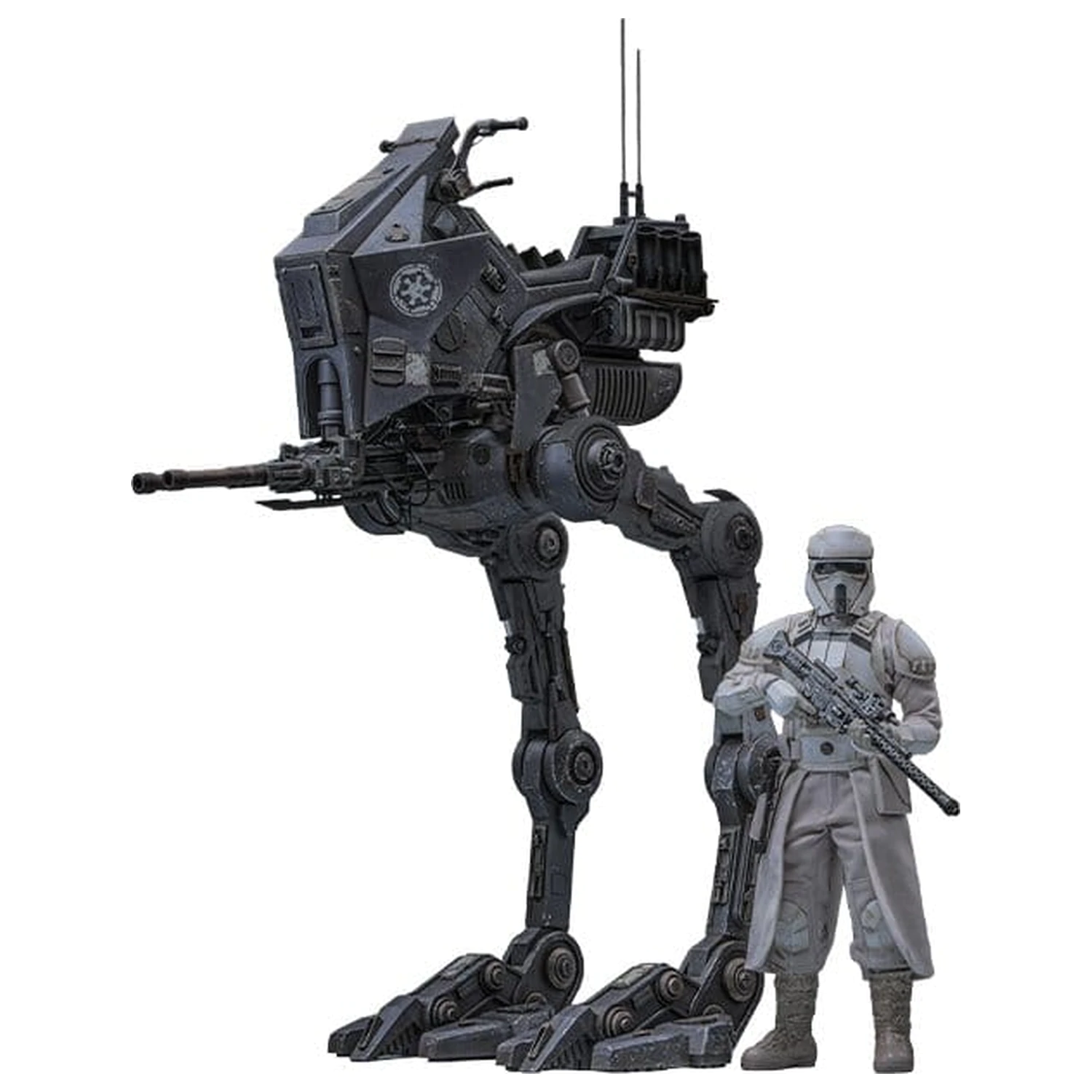 Star Wars: The Mandalorian & Grogu Movie Masterpiece Komplet akcijskih figur 1/6 Imperial Remnant AT-RT Driver & AT-RT 60 cm fotografija izdelka