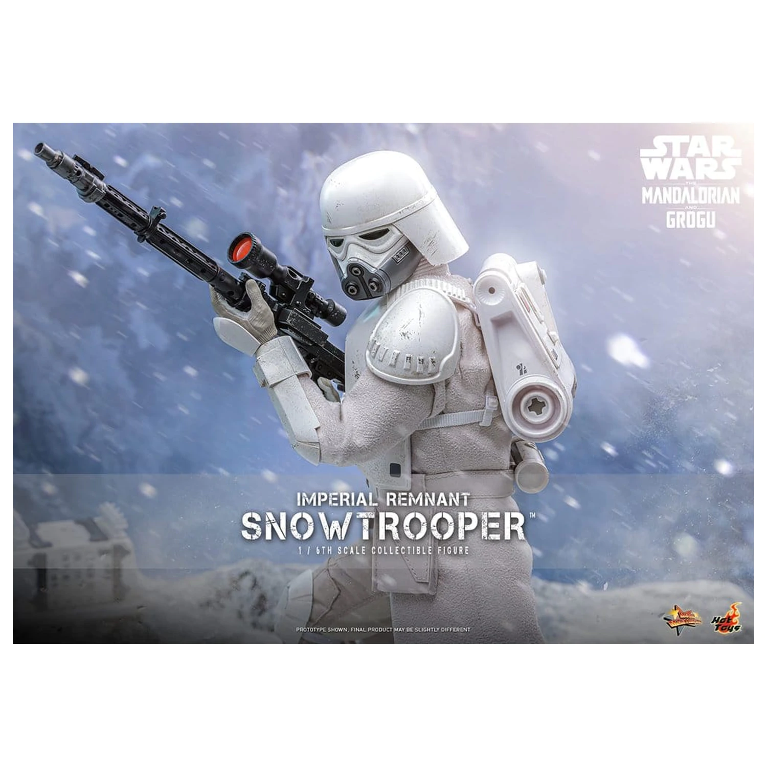 Star Wars: The Mandalorian & Grogu Movie Masterpiece akcijska figura 1/6 Imperial Remnant Snowtrooper 30 cm fotografija izdelka