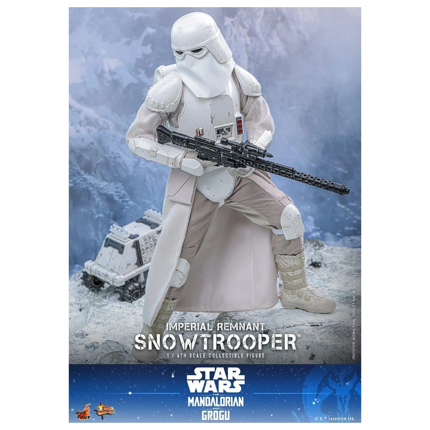 Star Wars: The Mandalorian & Grogu Movie Masterpiece akcijska figura 1/6 Imperial Remnant Snowtrooper 30 cm fotografija izdelka