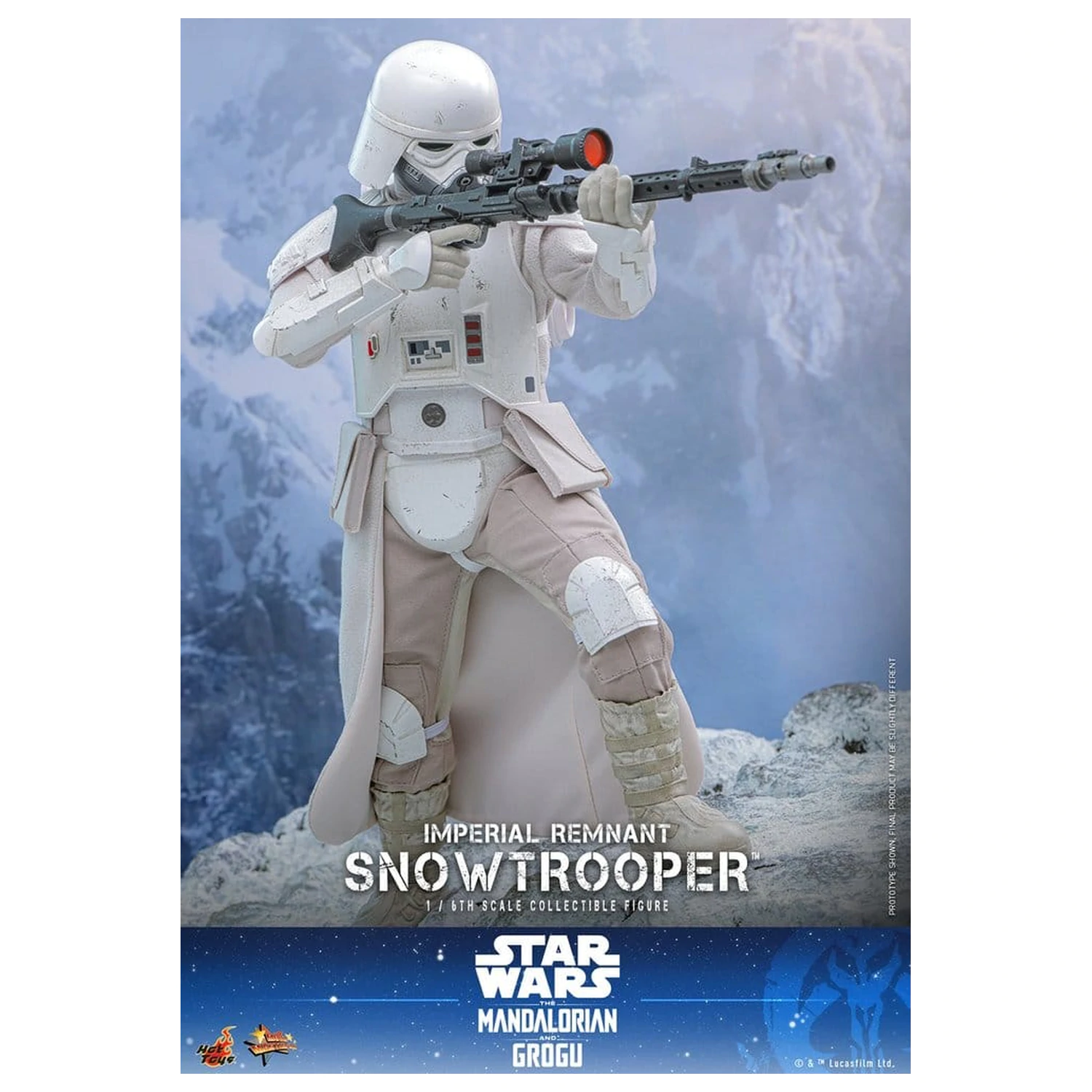 Star Wars: The Mandalorian & Grogu Movie Masterpiece akcijska figura 1/6 Imperial Remnant Snowtrooper 30 cm fotografija izdelka