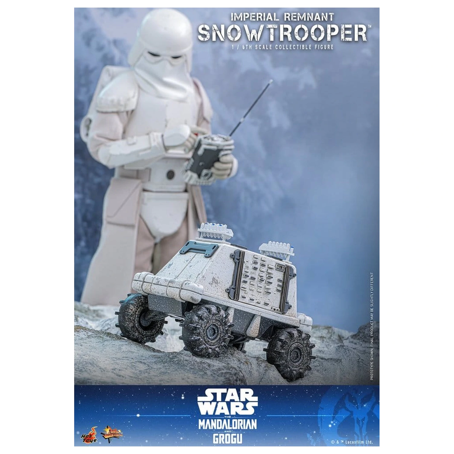Star Wars: The Mandalorian & Grogu Movie Masterpiece akcijska figura 1/6 Imperial Remnant Snowtrooper 30 cm fotografija izdelka