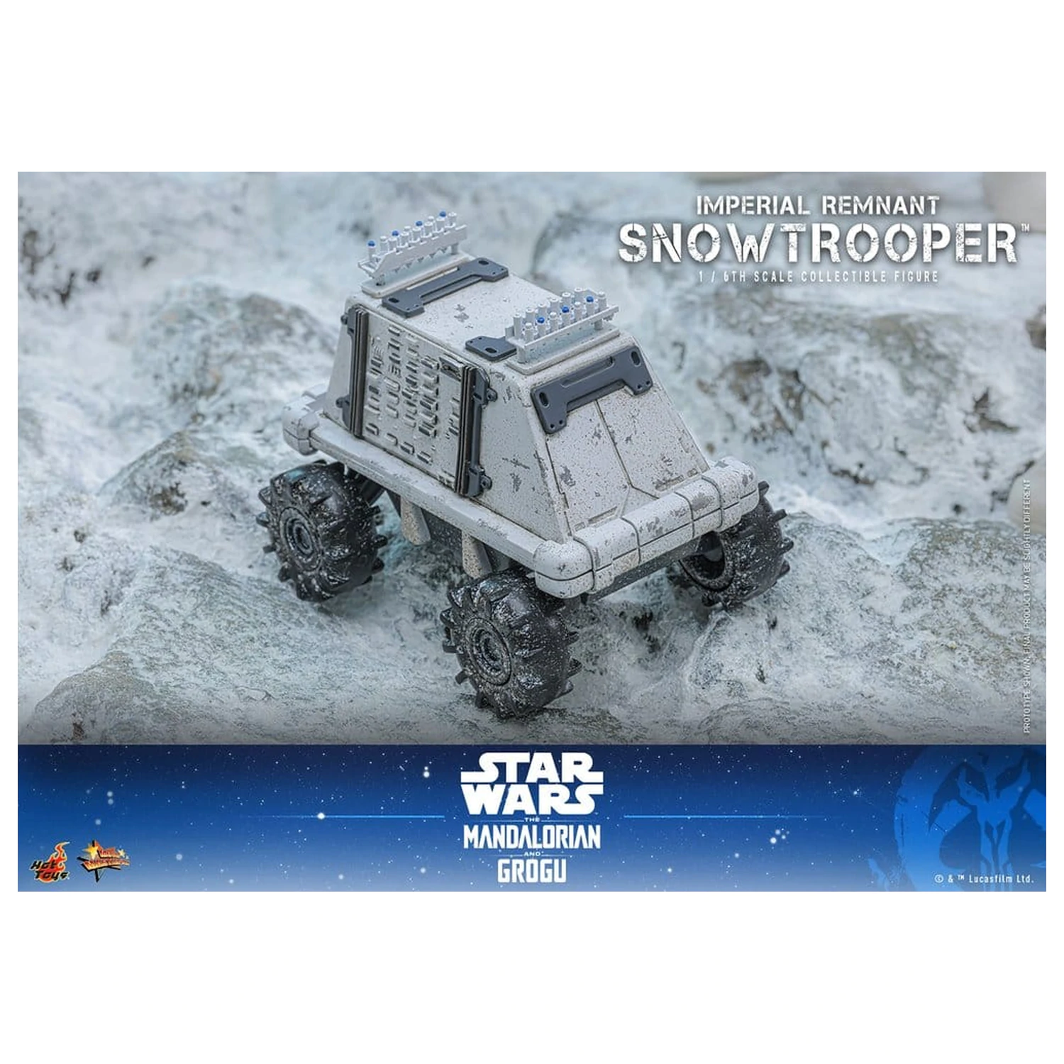 Star Wars: The Mandalorian & Grogu Movie Masterpiece akcijska figura 1/6 Imperial Remnant Snowtrooper 30 cm fotografija izdelka