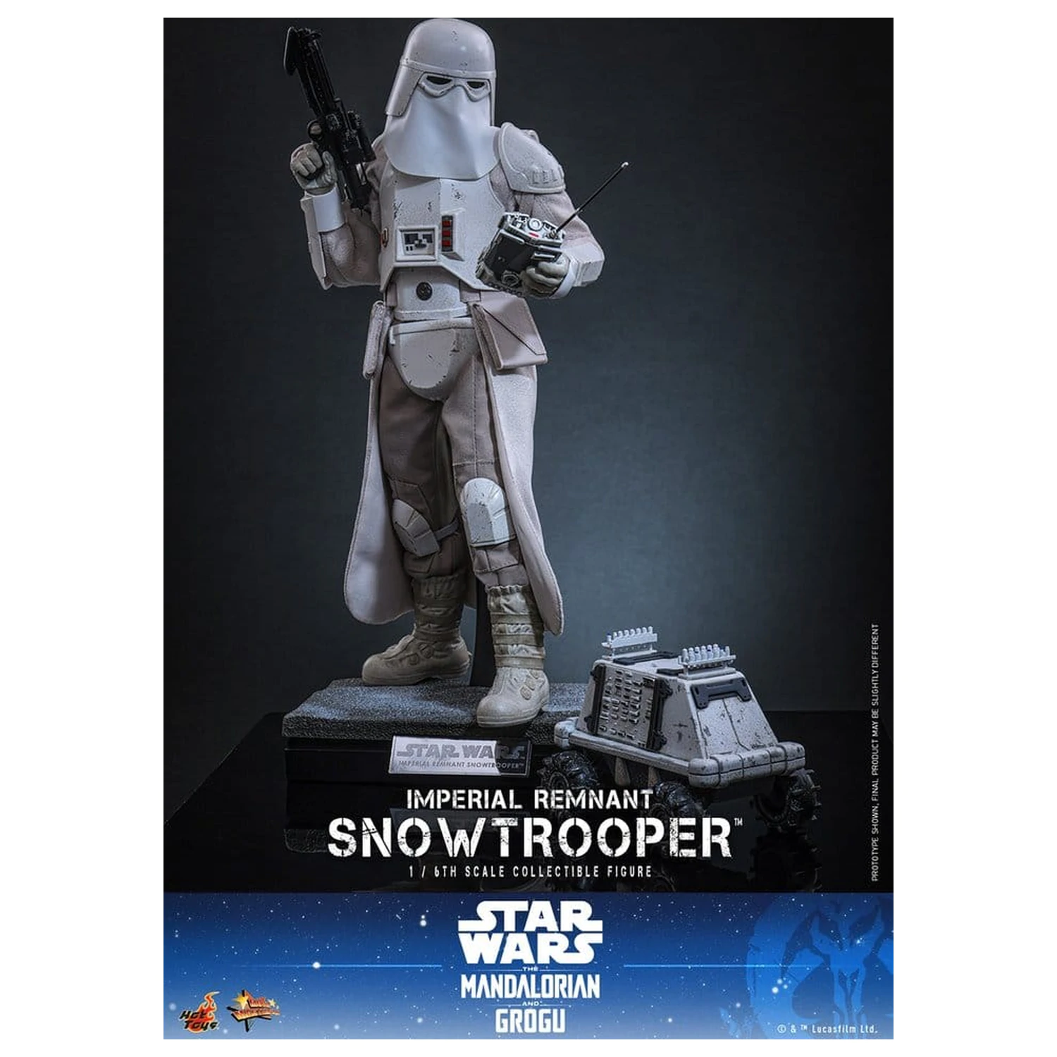 Star Wars: The Mandalorian & Grogu Movie Masterpiece akcijska figura 1/6 Imperial Remnant Snowtrooper 30 cm fotografija izdelka