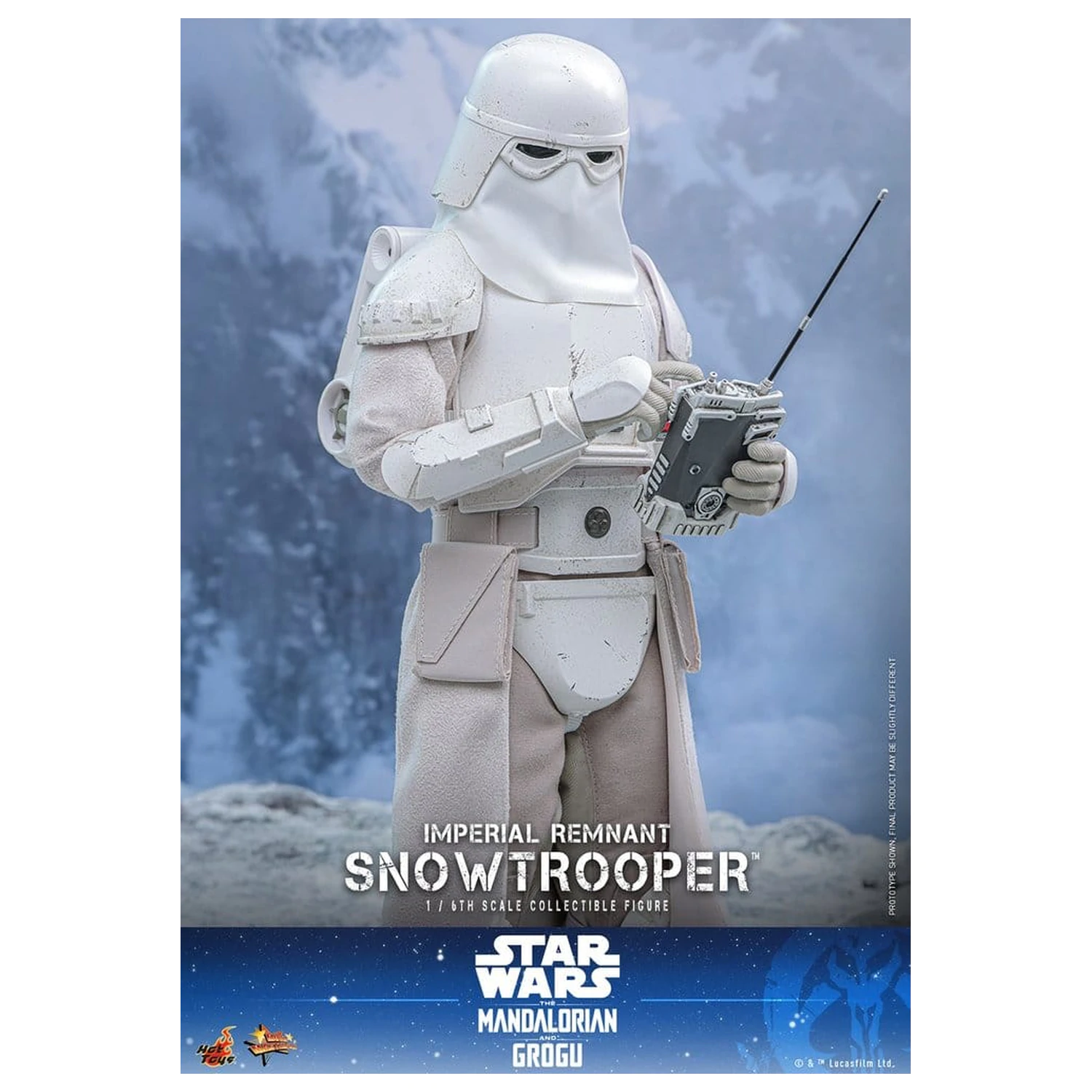 Star Wars: The Mandalorian & Grogu Movie Masterpiece akcijska figura 1/6 Imperial Remnant Snowtrooper 30 cm fotografija izdelka