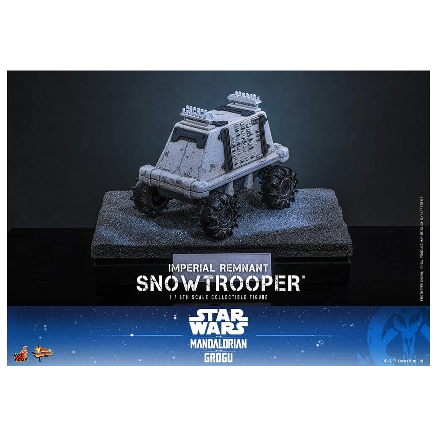 Star Wars: The Mandalorian & Grogu Movie Masterpiece akcijska figura 1/6 Imperial Remnant Snowtrooper 30 cm fotografija izdelka