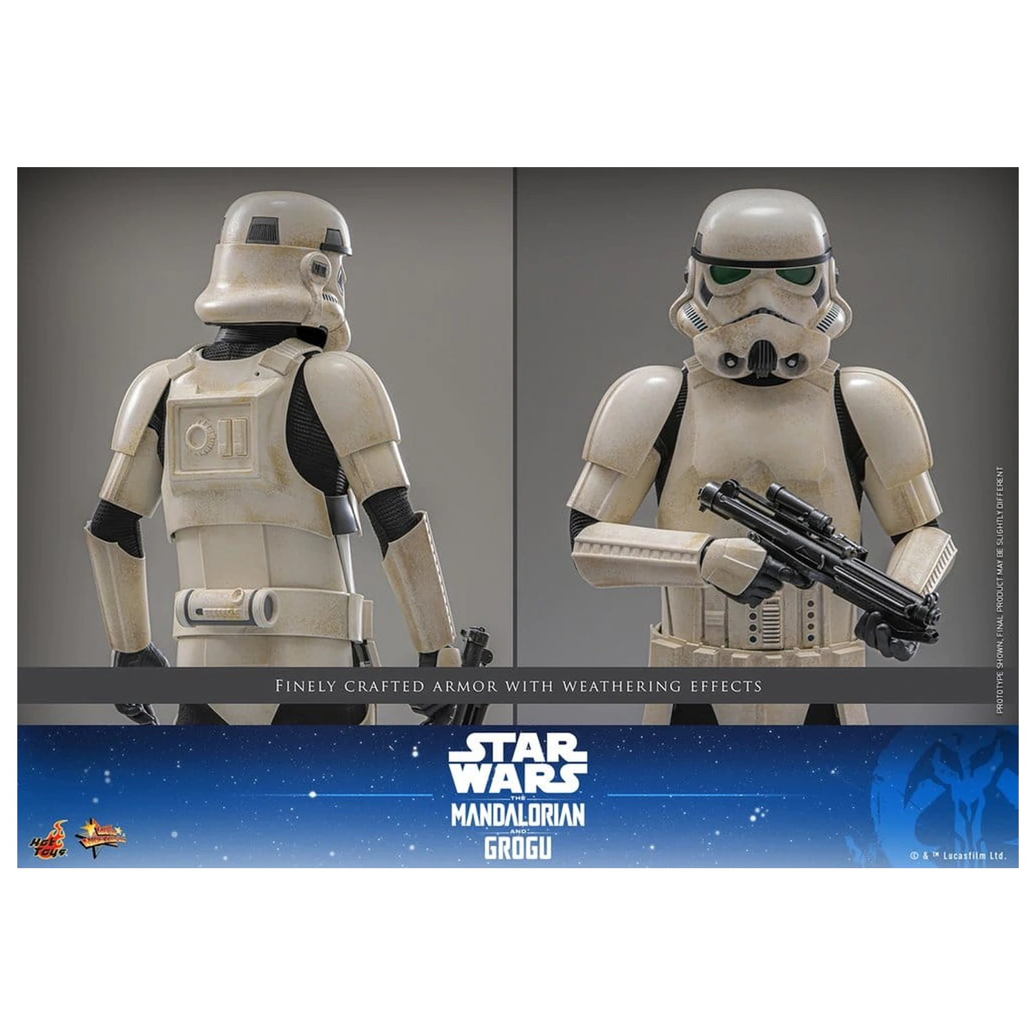 Star Wars: The Mandalorian & Grogu Movie Masterpiece akcijska figura 1/6 Imperial Remnant Stormtrooper 30 cm fotografija izdelka