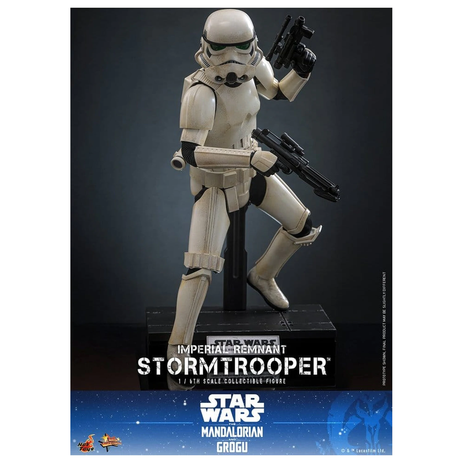 Star Wars: The Mandalorian & Grogu Movie Masterpiece akcijska figura 1/6 Imperial Remnant Stormtrooper 30 cm fotografija izdelka