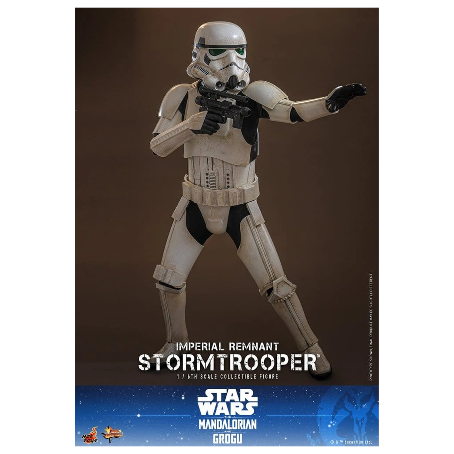 Star Wars: The Mandalorian & Grogu Movie Masterpiece akcijska figura 1/6 Imperial Remnant Stormtrooper 30 cm fotografija izdelka