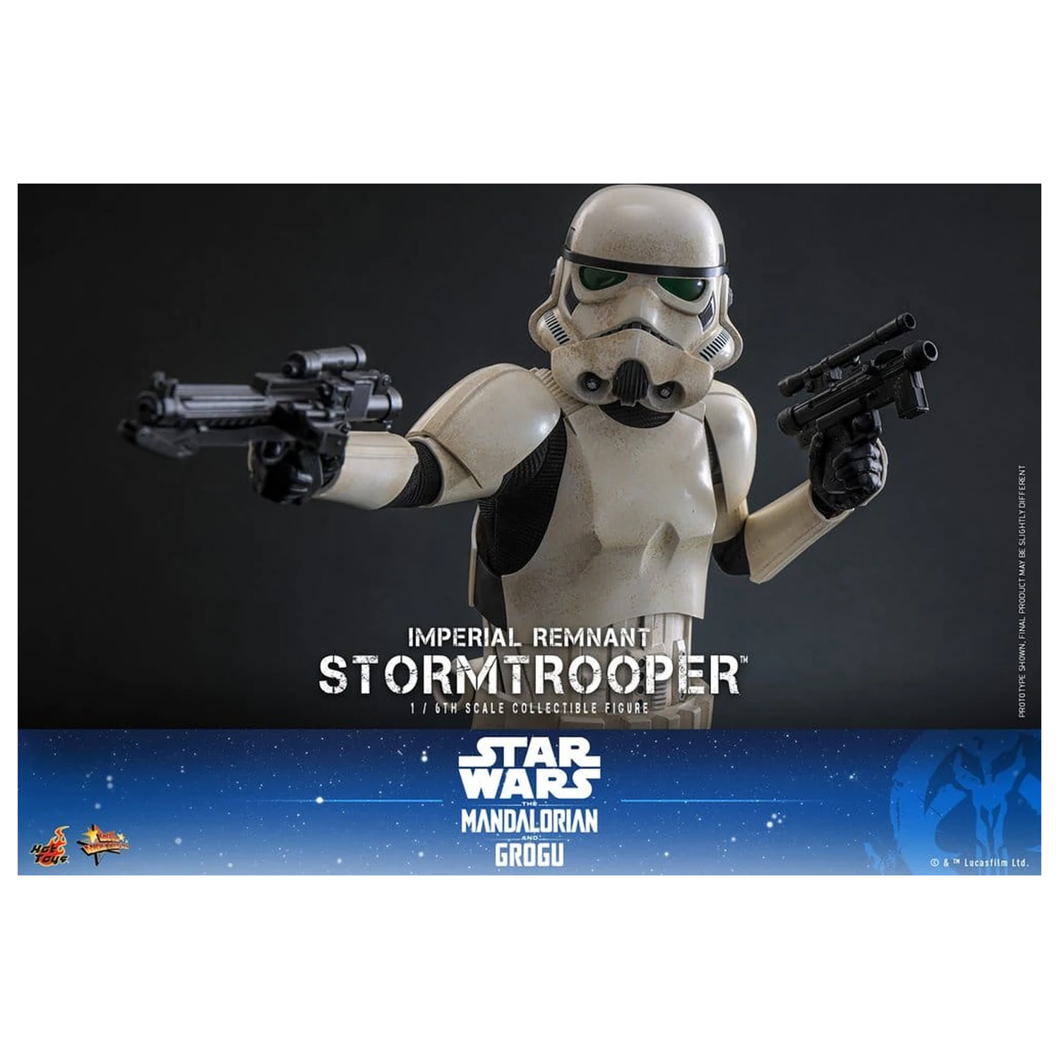 Star Wars: The Mandalorian & Grogu Movie Masterpiece akcijska figura 1/6 Imperial Remnant Stormtrooper 30 cm fotografija izdelka