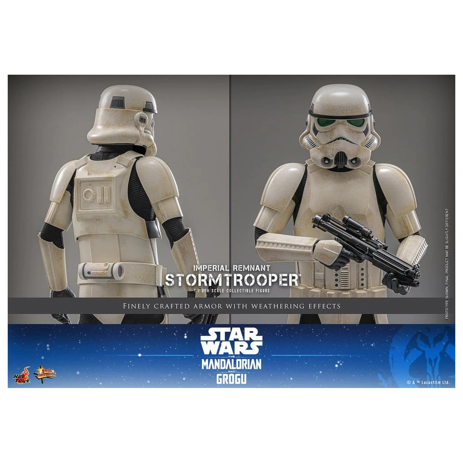 Star Wars: The Mandalorian & Grogu Movie Masterpiece akcijska figura 1/6 Imperial Remnant Stormtrooper 30 cm fotografija izdelka