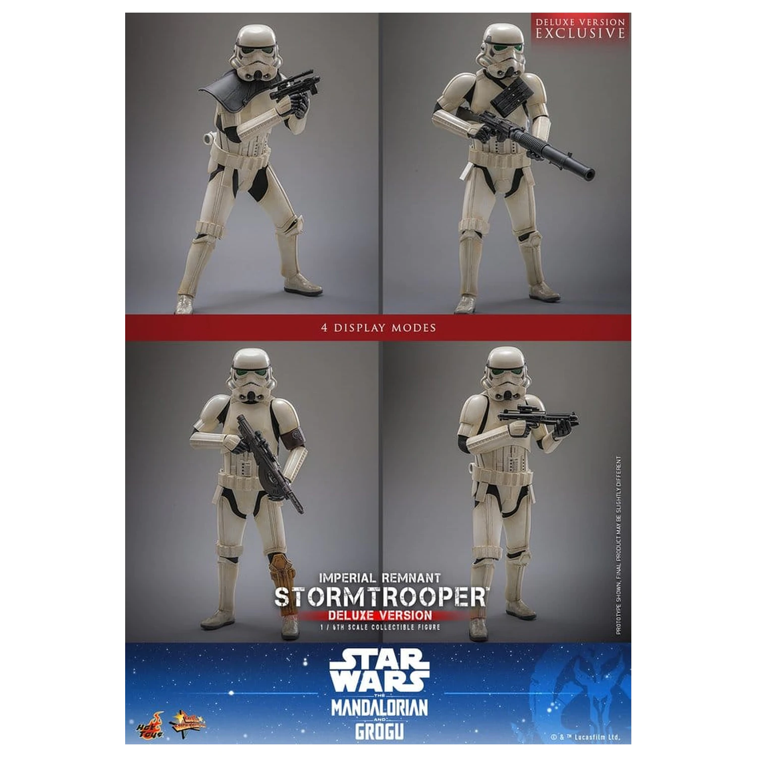 Star Wars: The Mandalorian & Grogu Movie Masterpiece akcijska figura 1/6 Imperial Remnant Stormtrooper (Deluxe Version) 30 cm fotografija izdelka