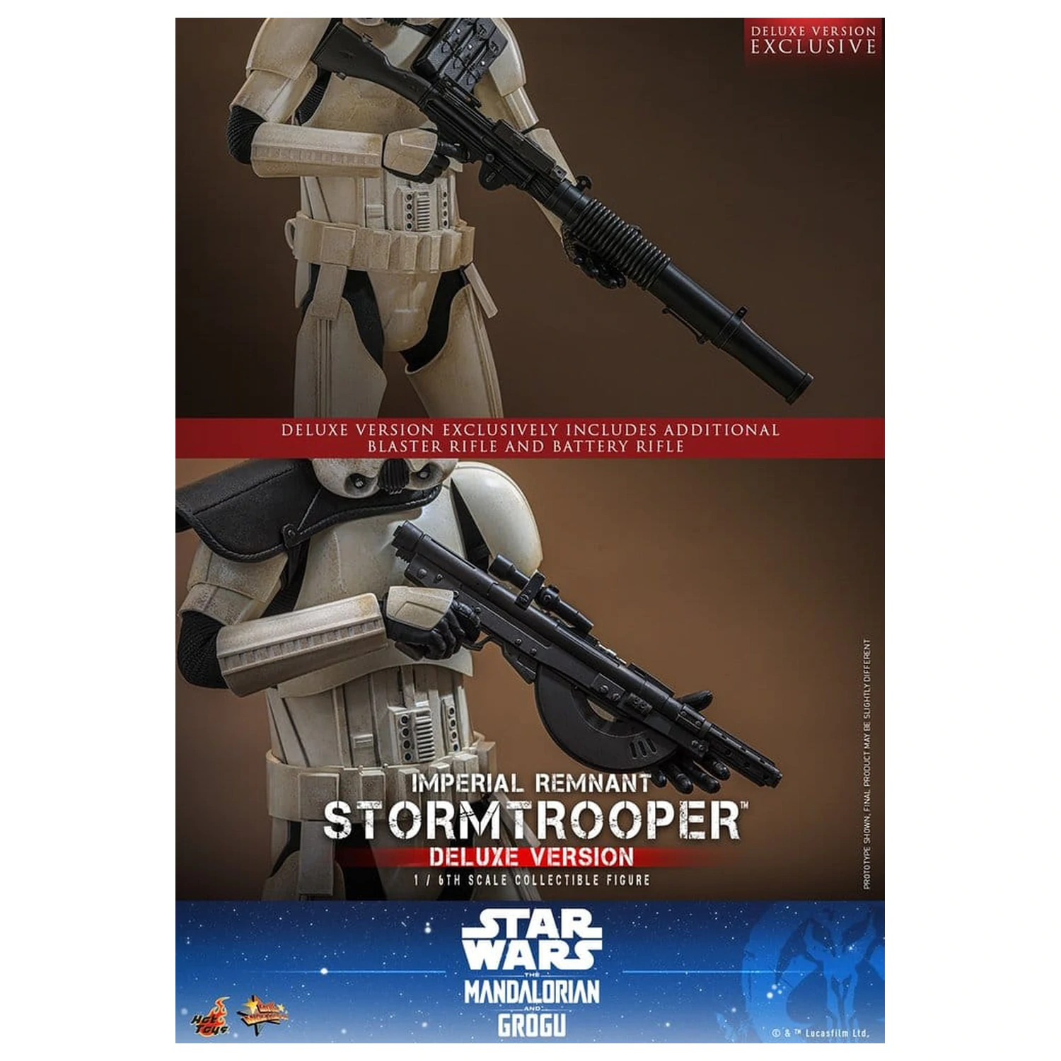 Star Wars: The Mandalorian & Grogu Movie Masterpiece akcijska figura 1/6 Imperial Remnant Stormtrooper (Deluxe Version) 30 cm fotografija izdelka