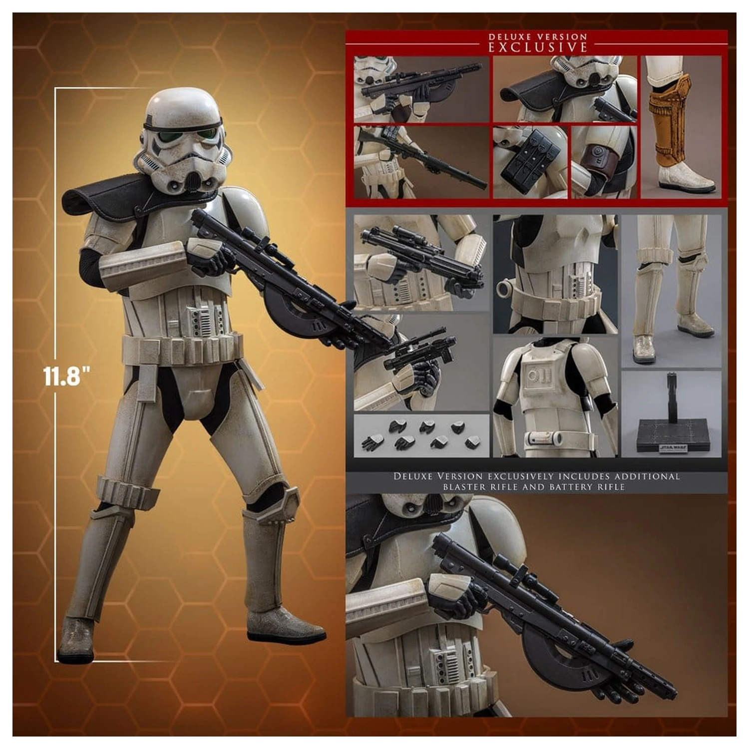 Star Wars: The Mandalorian & Grogu Movie Masterpiece akcijska figura 1/6 Imperial Remnant Stormtrooper (Deluxe Version) 30 cm fotografija izdelka