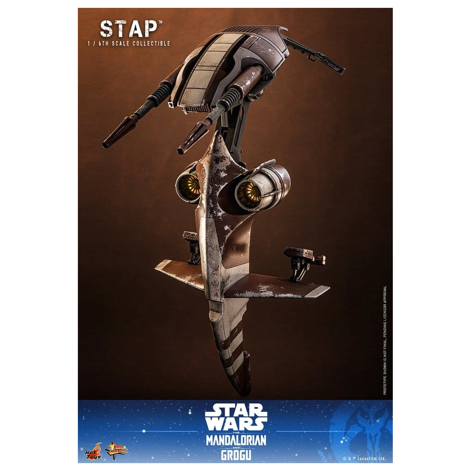 Star Wars: The Mandalorian & Grogu Movie Masterpiece Pripomoček 1/6 STAP 32 cm fotografija izdelka