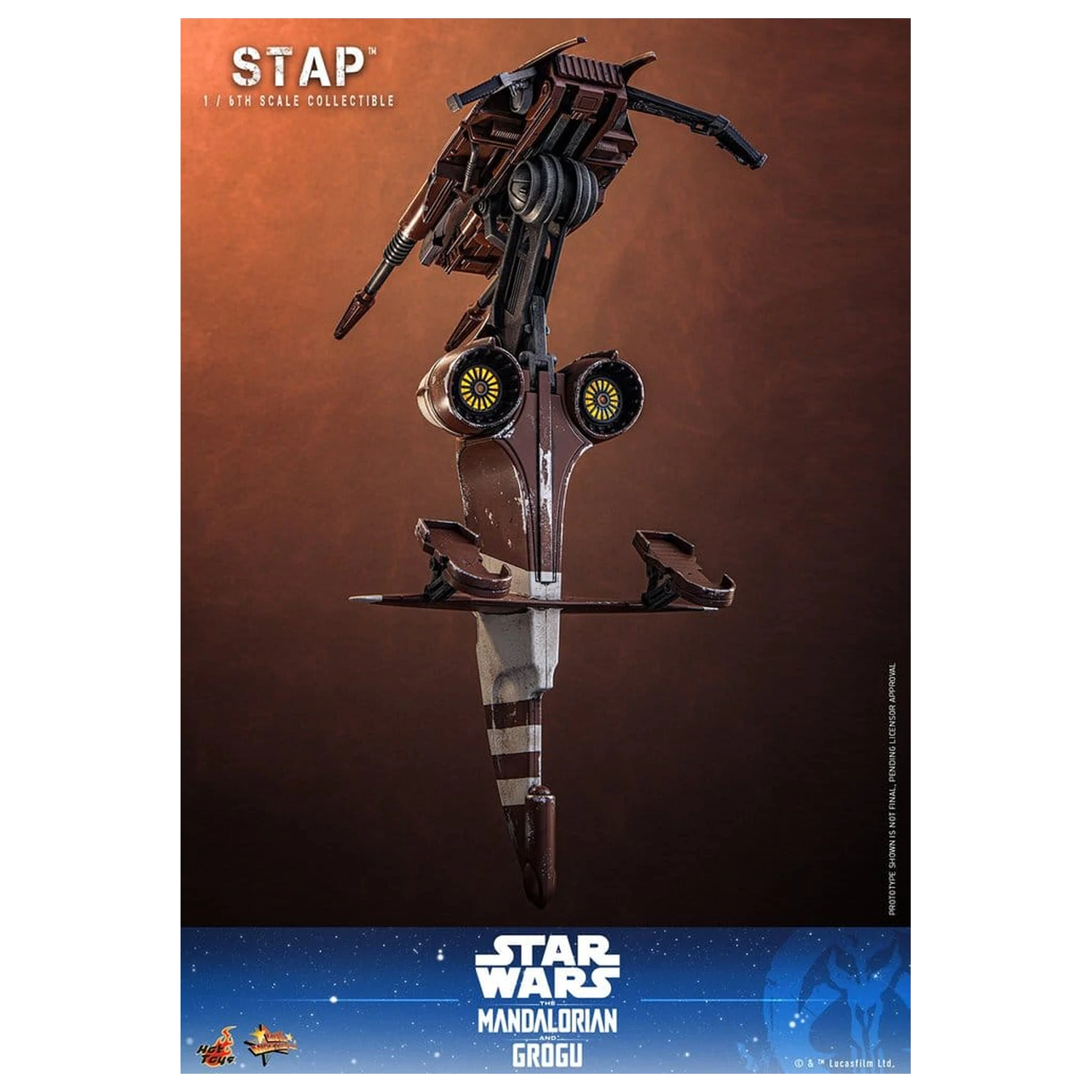 Star Wars: The Mandalorian & Grogu Movie Masterpiece Pripomoček 1/6 STAP 32 cm fotografija izdelka