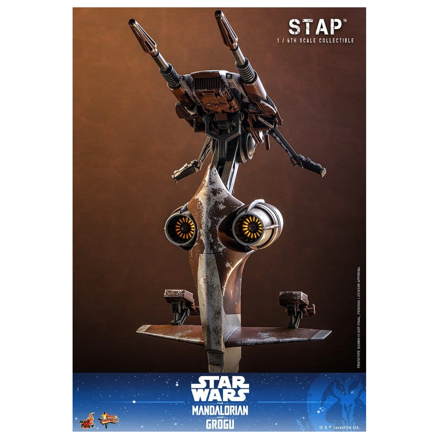 Star Wars: The Mandalorian & Grogu Movie Masterpiece Pripomoček 1/6 STAP 32 cm fotografija izdelka
