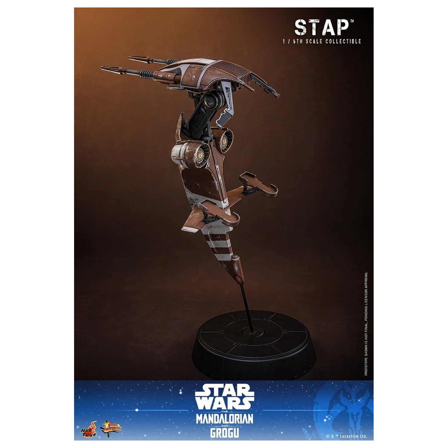 Star Wars: The Mandalorian & Grogu Movie Masterpiece Pripomoček 1/6 STAP 32 cm fotografija izdelka