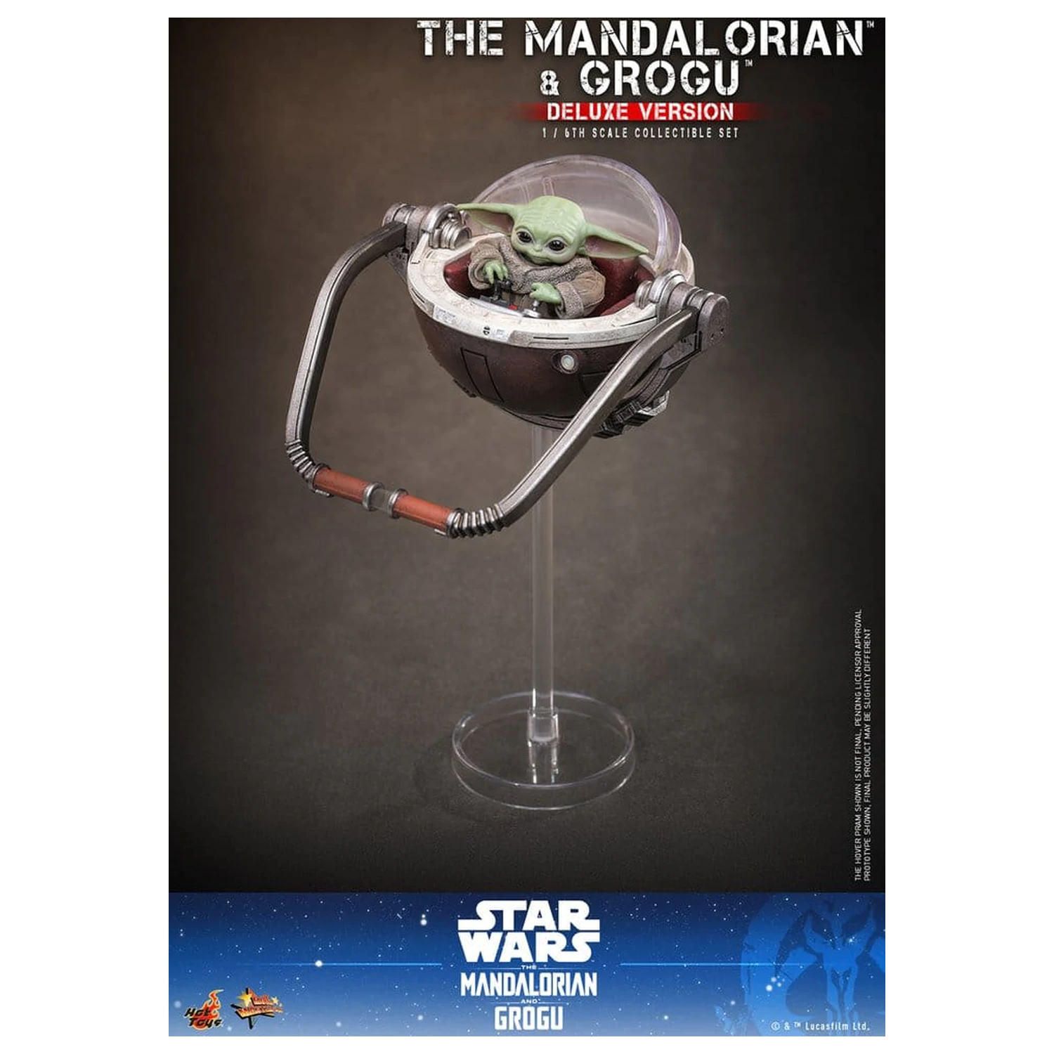 Star Wars: The Mandalorian & Grogu Movie Masterpiece akcijska figura 1/6 The Mandalorian and Grogu (Deluxe Version) 31 cm fotografija izdelka