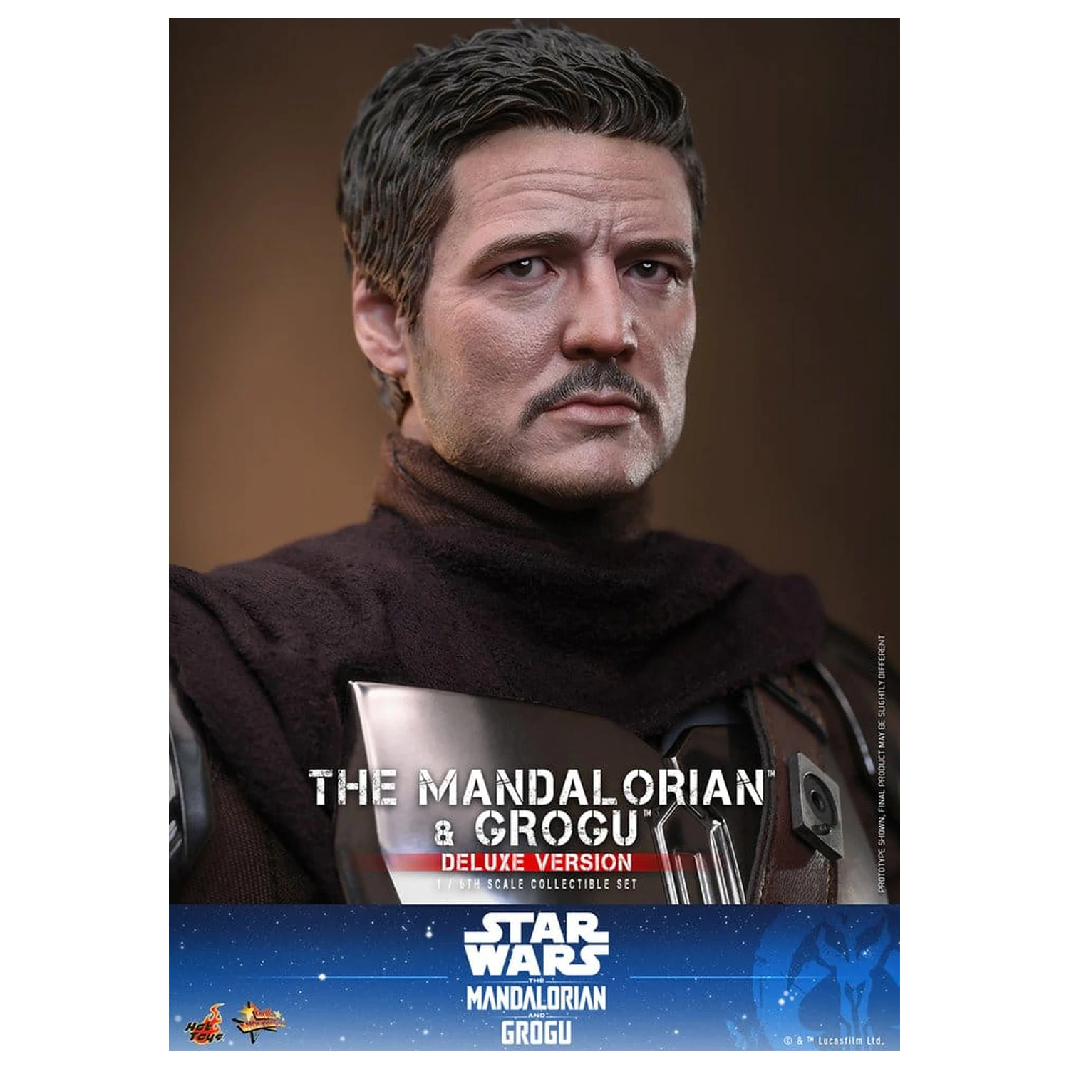Star Wars: The Mandalorian & Grogu Movie Masterpiece akcijska figura 1/6 The Mandalorian and Grogu (Deluxe Version) 31 cm fotografija izdelka