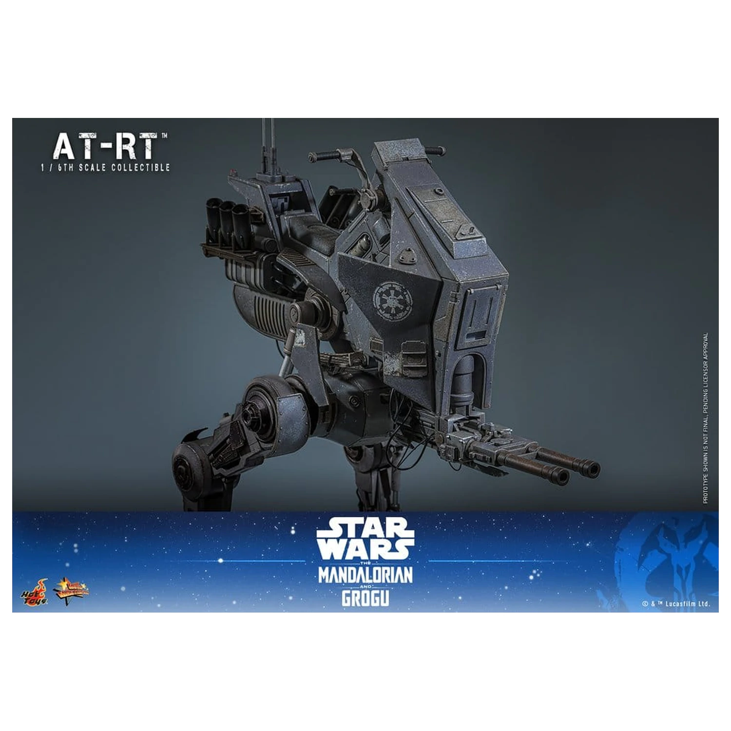 Star Wars: The Mandalorian & Grogu Movie Masterpiece Vozilo 1/6 AT-RT 60 cm fotografija izdelka