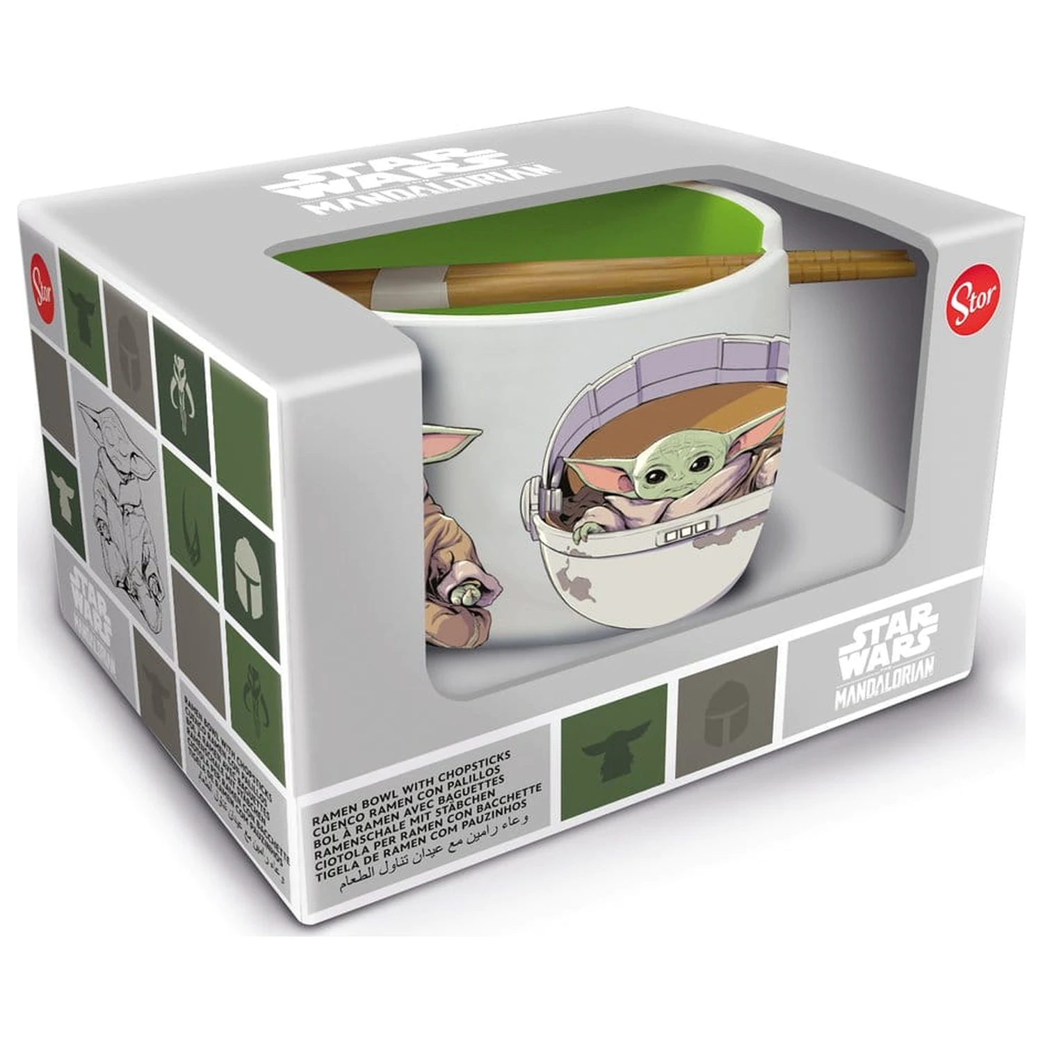 Star Wars: The Mandalorian skleda za ramen s palčkami Grogu fotografija izdelka