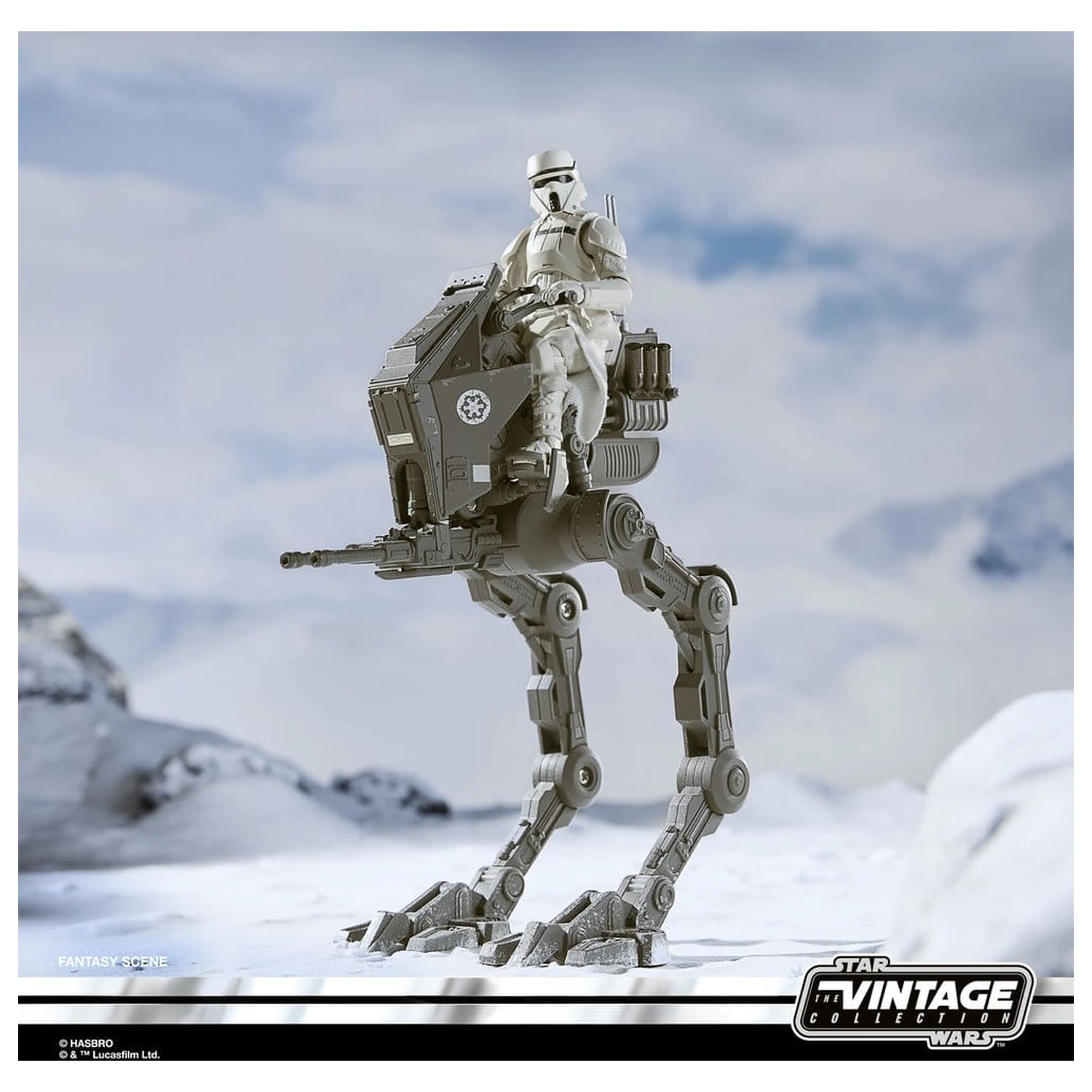 Star Wars: The Mandalorian & Grogu Vintage Collection Vozilo Imperial Remnant AT-RT 10 cm fotografija izdelka