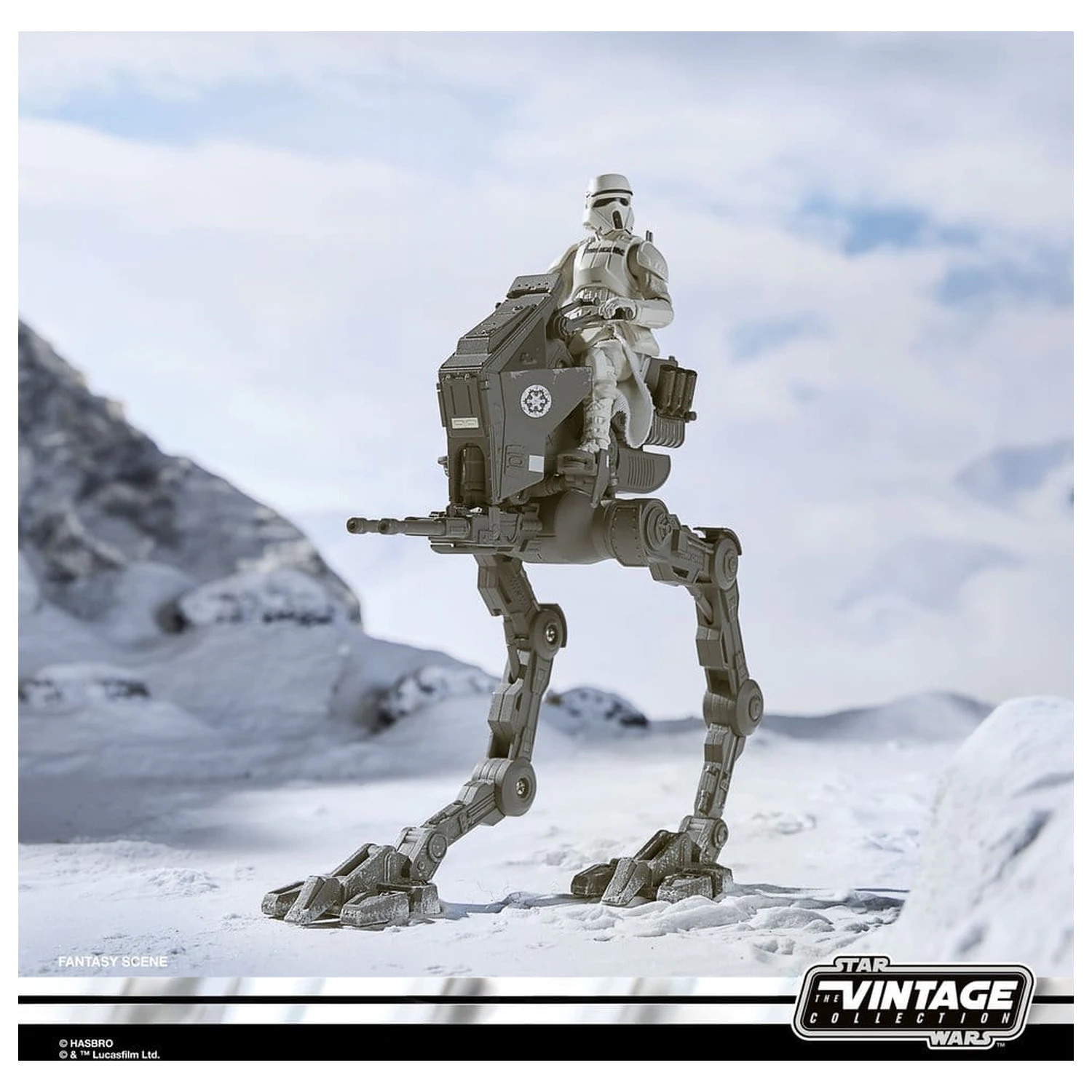 Star Wars: The Mandalorian & Grogu Vintage Collection Vozilo Imperial Remnant AT-RT 10 cm fotografija izdelka