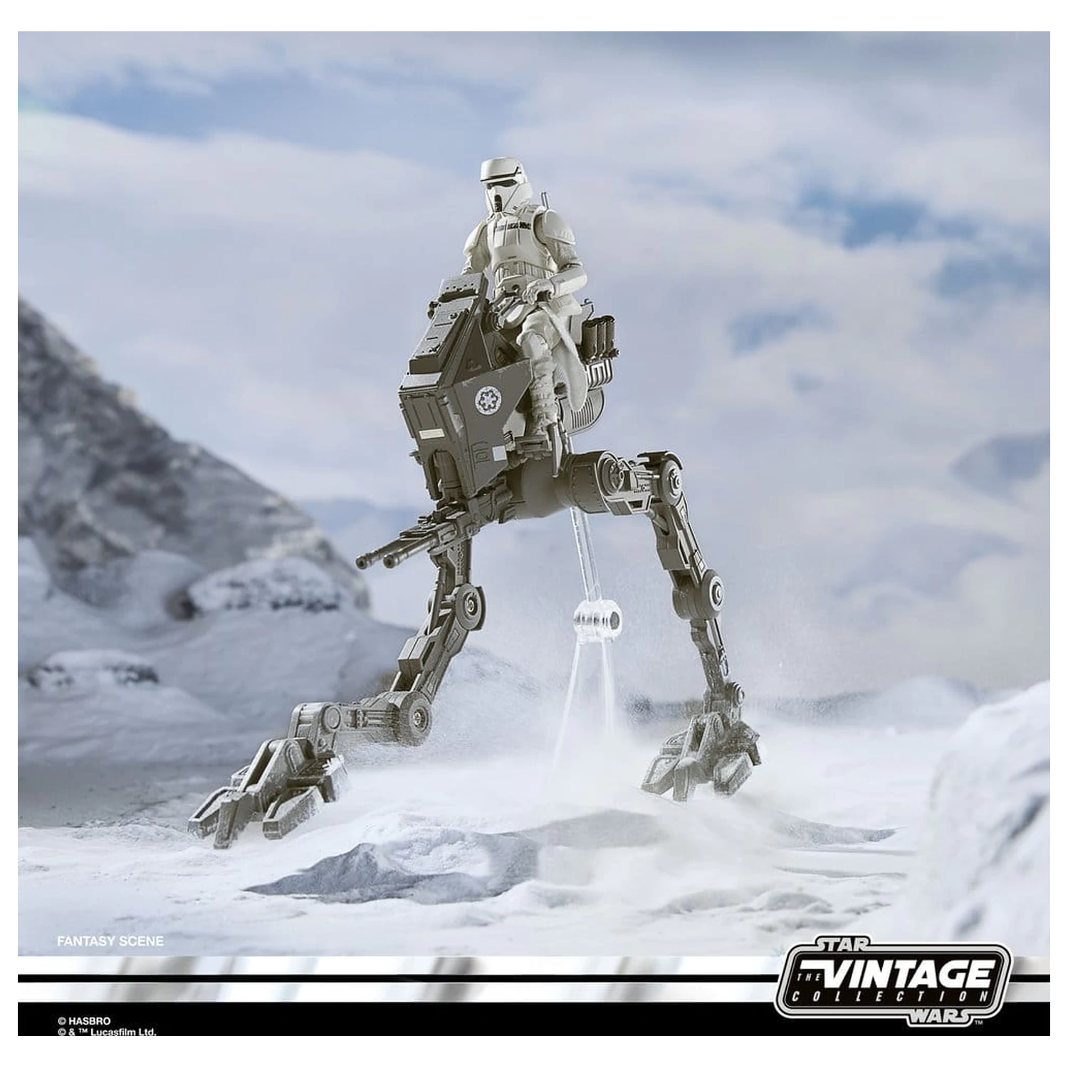 Star Wars: The Mandalorian & Grogu Vintage Collection Vozilo Imperial Remnant AT-RT 10 cm fotografija izdelka