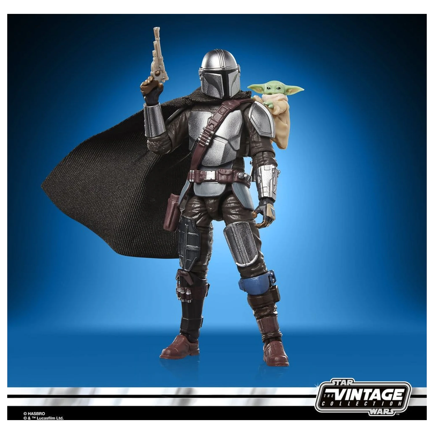 Star Wars: The Mandalorian & Grogu Vintage Collection akcijska figura The Mandalorian & Grogu 10 cm fotografija izdelka