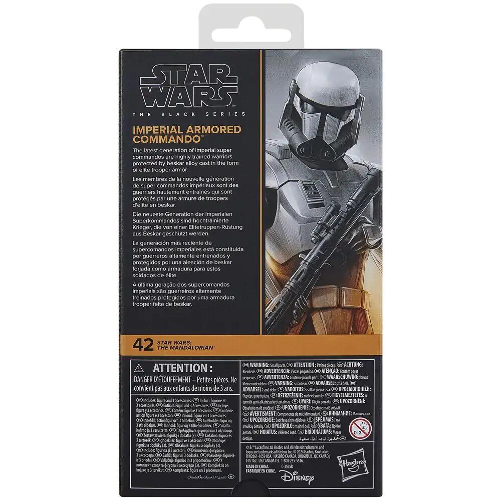 Star Wars The Mandalorian Imperial oklepna komandna figura 15 cm fotografija izdelka