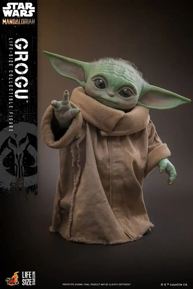 Star Wars: The Mandalorian Life-Size Masterpiece Akcijska figura Grogu 37 cm fotografija izdelka
