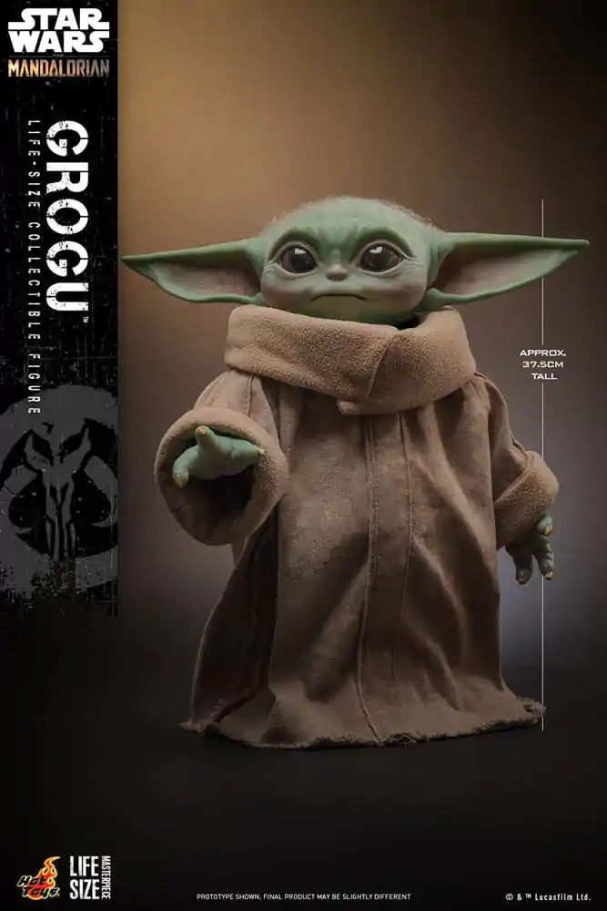 Star Wars: The Mandalorian Life-Size Masterpiece Akcijska figura Grogu 37 cm fotografija izdelka