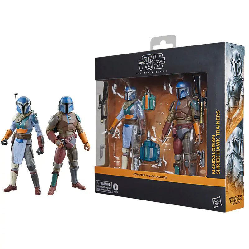 Star Wars The Mandalorian - Mandalorian & Shriek-Hawk Set trenerjev 2 figurice 15 cm fotografija izdelka