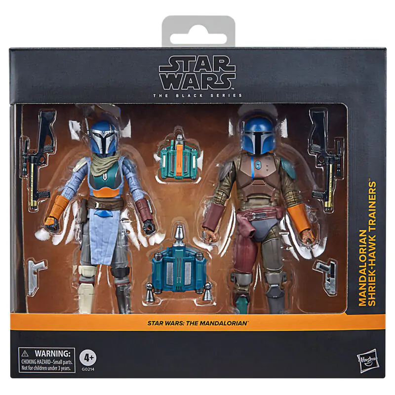 Star Wars The Mandalorian - Mandalorian & Shriek-Hawk Set trenerjev 2 figurice 15 cm fotografija izdelka