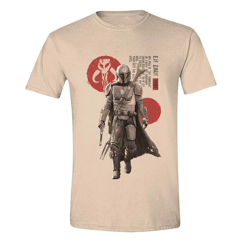 Star Wars The Mandalorian Mandalorian Script majica s kratkimi rokavi fotografija izdelka